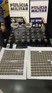 PM apreende drogas e prende suspeitos em Nova Mutum