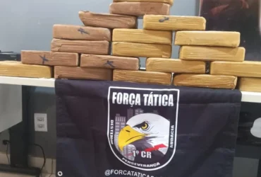 Força Tática e PRF apreendem 19 tabletes de cocaína em Várzea Grande