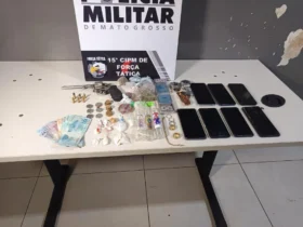 Força Tática apreende drogas e arma em Várzea Grande