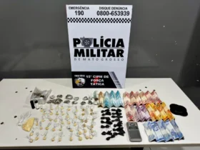 Força Tática apreende drogas e prende casal em Várzea Grande