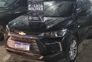 Força Tática prende suspeito e recupera veículo roubado em Mato Grosso