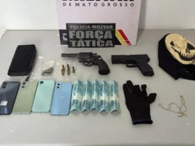 Força Tática prende suspeitos por roubos e drogas em Tangará da Serra