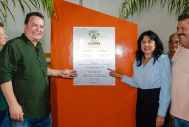 Pavimentação histórica em Cáceres transforma bairro Maracanãzinho