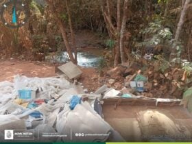 Multa e notificacao sao aplicadas a empresa de materiais de construcao de Nova Mutum por descarte irregular
