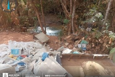 Multa e notificacao sao aplicadas a empresa de materiais de construcao de Nova Mutum por descarte irregular
