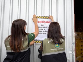 Operacao conjunta interdita distribuidora e oficina irregular em Cuiaba