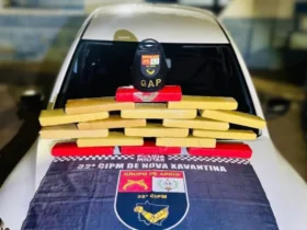 Casal é preso com 18 kg de maconha após perseguição em Nova Xavantina