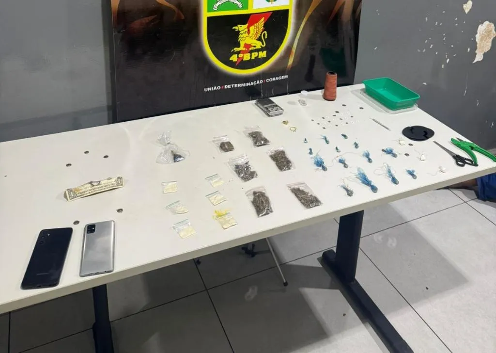 PM prende faccionado em Várzea Grande com 29 porções de drogas