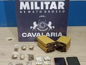 PM prende homem com tabletes de maconha em Lucas do Rio Verde