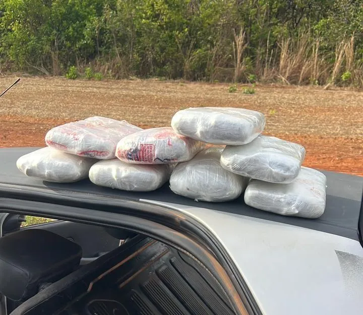 Idoso é preso com 8 kg de maconha em Canarana, MT