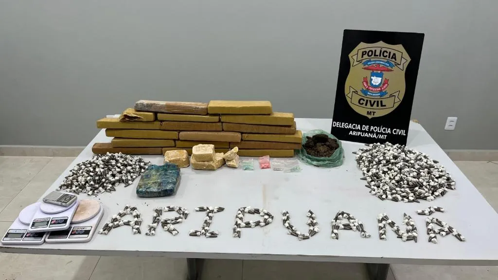 Polícia Civil apreende drogas e prende trio em Aripuanã