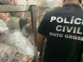 Polícia Civil interdita açougue por falta de higiene em Cuiabá