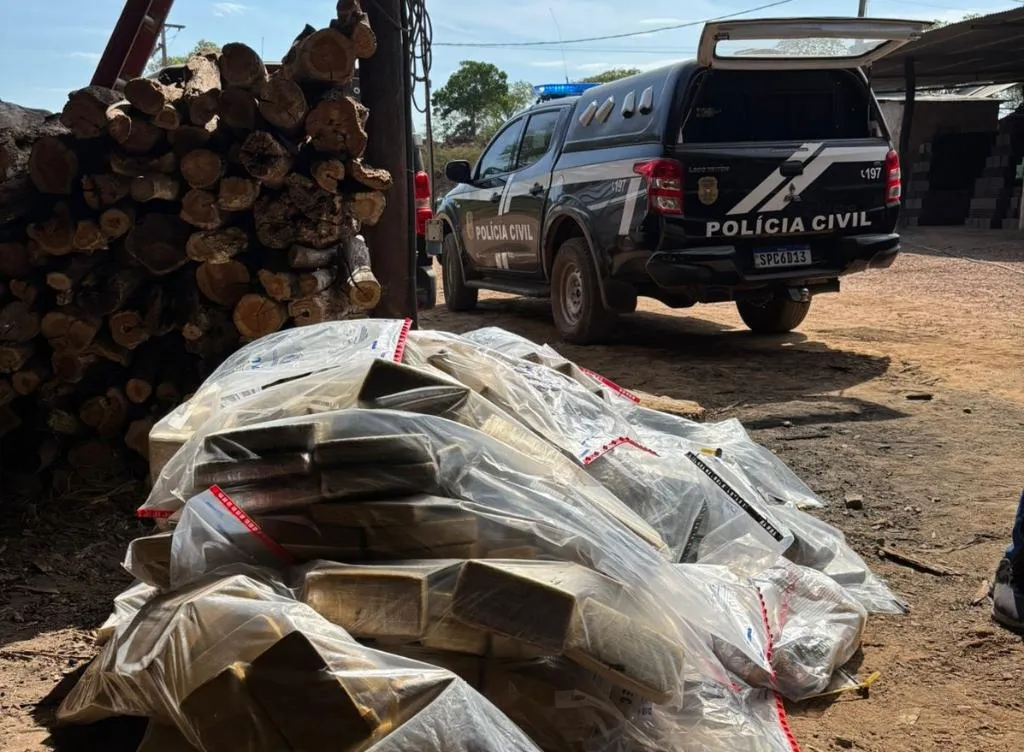 Polícia Civil incinera 1,1 t de drogas em Cáceres