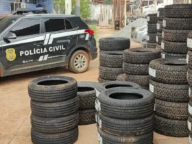 Polícia Civil recupera 67 pneus furtados em Pontes e Lacerda