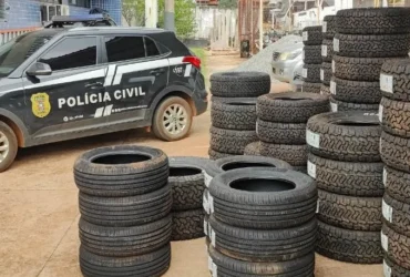 Polícia Civil recupera 67 pneus furtados em Pontes e Lacerda