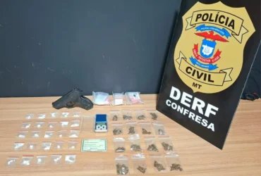 Homem é preso por tráfico de drogas em Confresa
