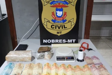 Polícia Civil prende traficantes que operavam delivery de drogas em Nobres