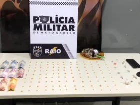 PM apreende 187 porções de drogas e prende dois em Várzea Grande