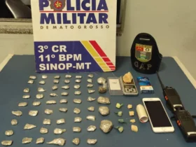 PM prende faccionados e apreende drogas em Sinop