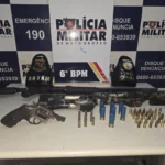 Sete faccionados são presos com armas em Cáceres