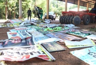 Prefeitura de Sinop apresenta balanco parcial de materiais recolhidos durante a Operacao Cidade Limpa