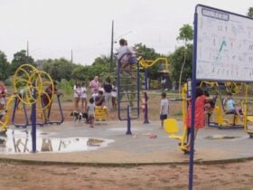 Prefeitura de Sinop entrega praca construida em parceria com Judiciario entidade e iniciativa privada