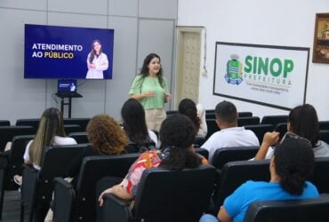Prefeitura de Sinop promove capacitacao sobre atendimento ao publico aos recepcionistas das Unidades Basicas de Saude