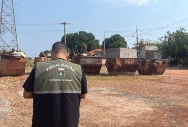 Prefeitura notifica empresa por cacambas irregulares e esclarece regras de uso em Cuiaba