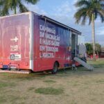 Quase 2 mil doses de imunizantes sao aplicados em acao do caminhao de vacinas em Sinop