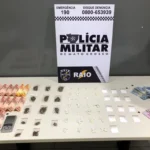 Raio prende suspeito com 55 porções de drogas em Várzea Grande