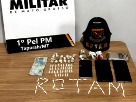 Rotam apreende adolescentes com drogas em Tapurah