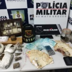 Rotam prende suspeito por tráfico com dinheiro e maconha em Cuiabá