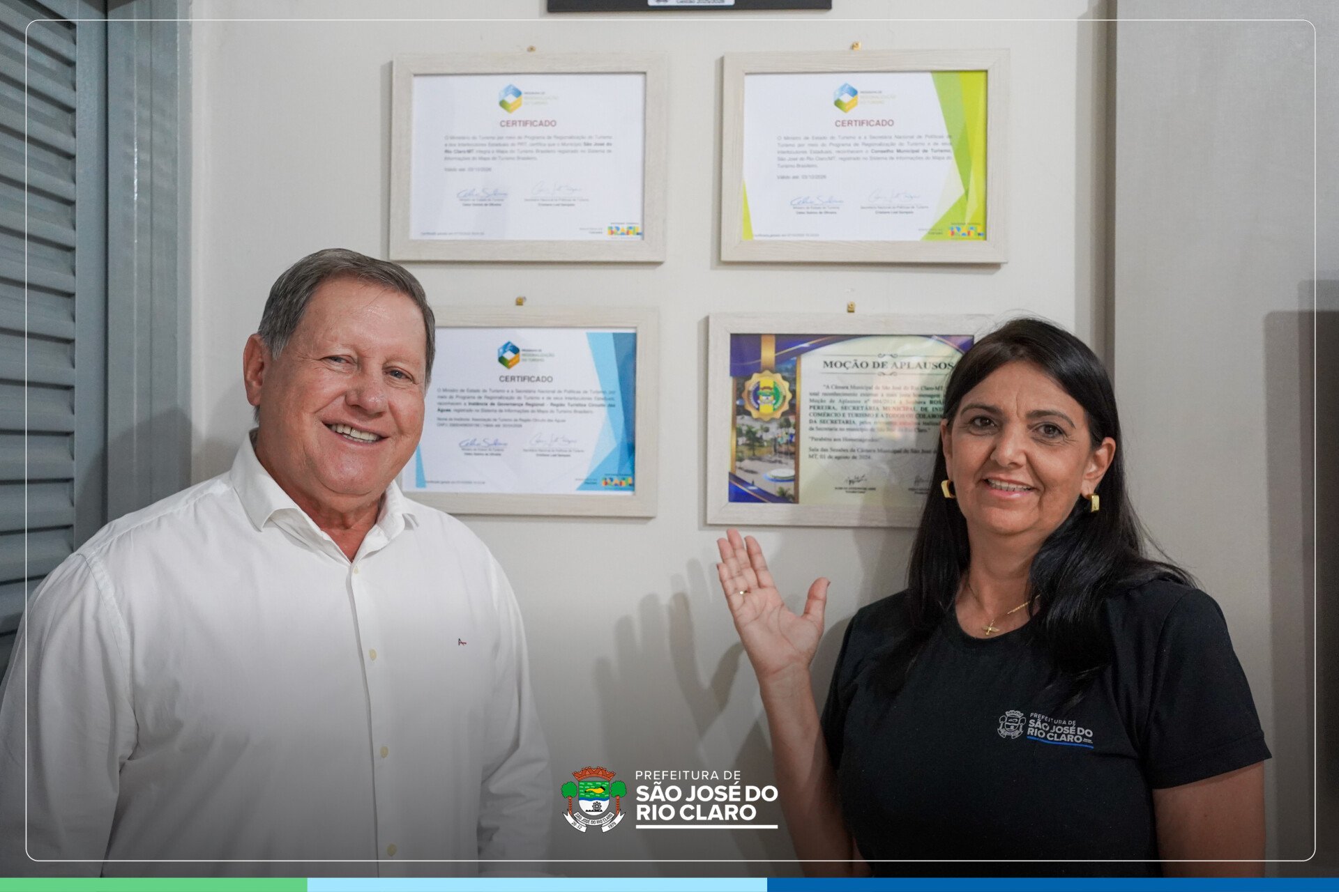 Sao Jose do Rio Claro renova certificacao no Mapa do Turismo Brasileiro e reforca protagonismo nacional