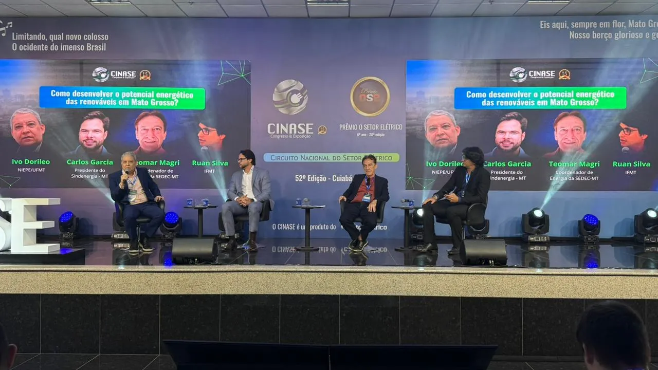 Sedec destaca energia solar no Cinase 2025 em Mato Grosso