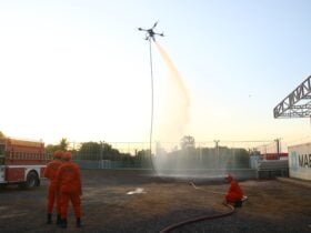 Sinop passa a contar com drone de combate a incencidos em edificios e areas remotas primeiro de Mato Grosso