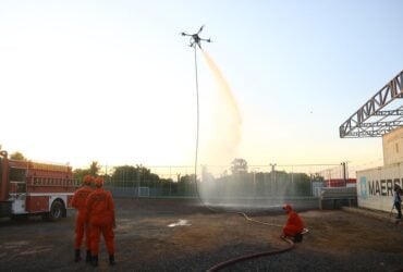 Sinop passa a contar com drone de combate a incencidos em edificios e areas remotas primeiro de Mato Grosso