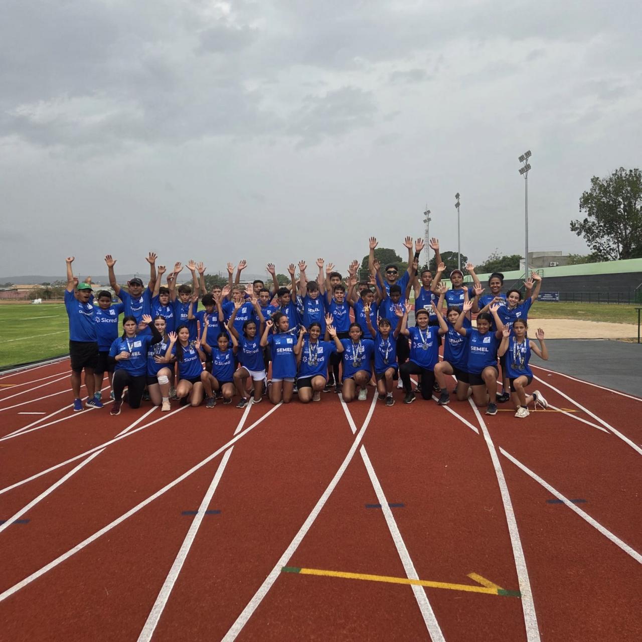 Sorriso brilha em Caceres e sagra se campeao geral do Estadual Sub 14 de atletismo