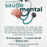 Sorriso celebra o Dia Mundial da Saude Mental