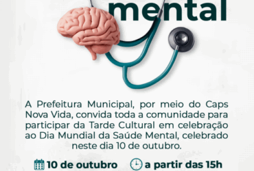 Sorriso celebra o Dia Mundial da Saude Mental