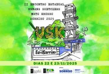 Sorriso recebe II Encontro Estadual Urban Sketchers Mato Grosso 2025