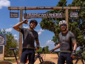 Atletas cruzam Transpantaneira em pedalada pela preservação do Pantanal