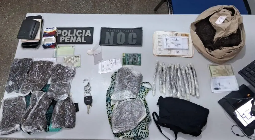 Visitantes são flagradas tentando entrar com drogas e celulares em presídios de Mato Grosso