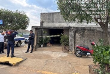 Mulher é morta a facadas em possível caso de feminicídio em Lucas do Rio Verde