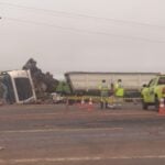 Motorista goiano de 48 anos morre em grave colisão entre carretas na BR-163 em Nova Mutum