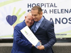Wilson Santos homenageia 58 anos do Hospital Santa Helena