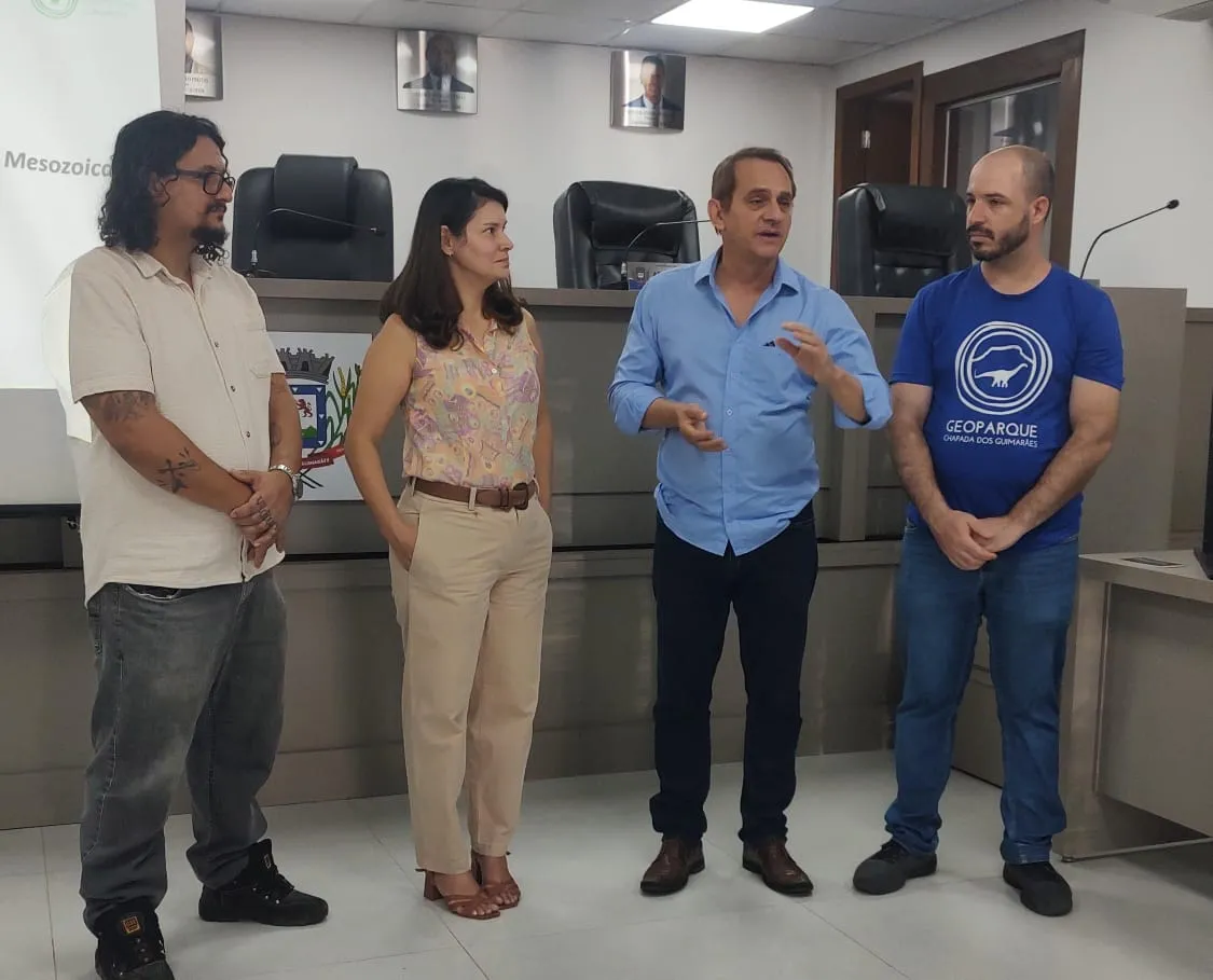 Wilson Santos apoia Geoparque Chapada dos Guimarães