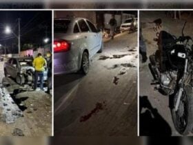 Colisão entre carro e moto ocorreu na Rua dos Gravatas; criança que estava na garupa não se feriu
