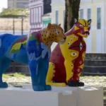 Belém recebe Jaguar Parade com estátuas de onças coloridas