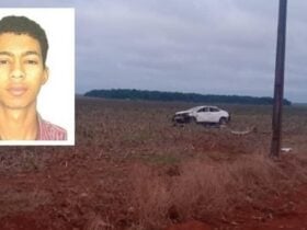 Jovem morre em grave acidente na zona rural de Nova Mutum na madrugada deste domingo