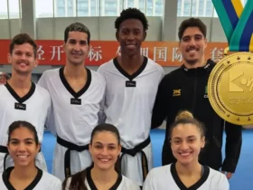 Brasil conquista tricampeonato na Copa do Mundo de taekwondo por equipes